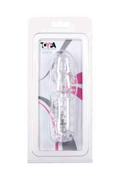 Насадка Toyfa, Прозрачная, 8 см, Ø 2,5