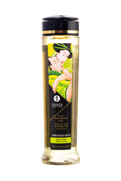 Массажное масло возбуждающее Shunga Asian Fusion, натуральное, 250 мл